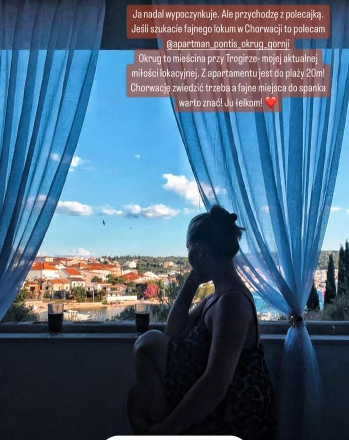 Apartman Pontis Okrug Gornji トロギール エクステリア 写真